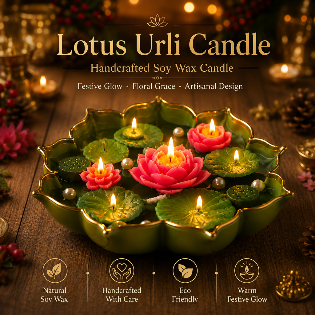Lotus Urli Candle