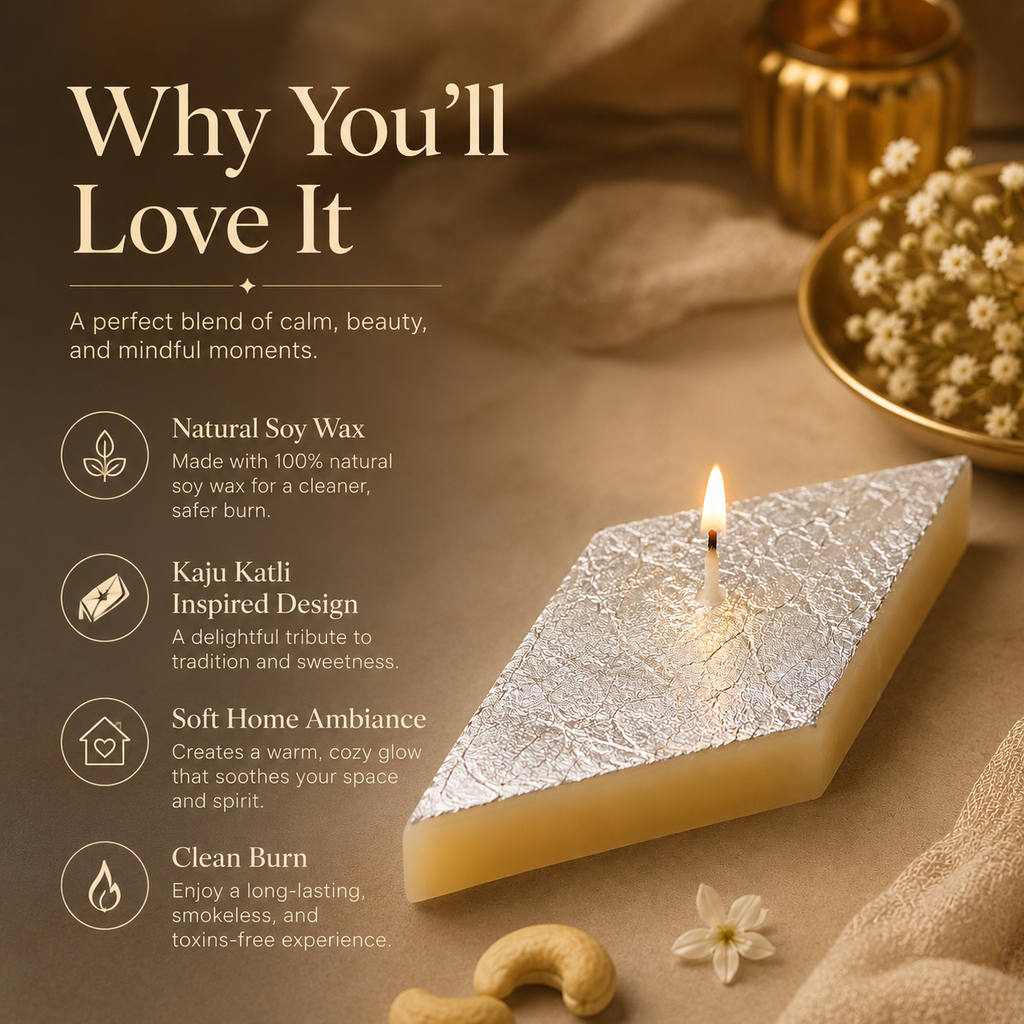 Kaju Katli Candle