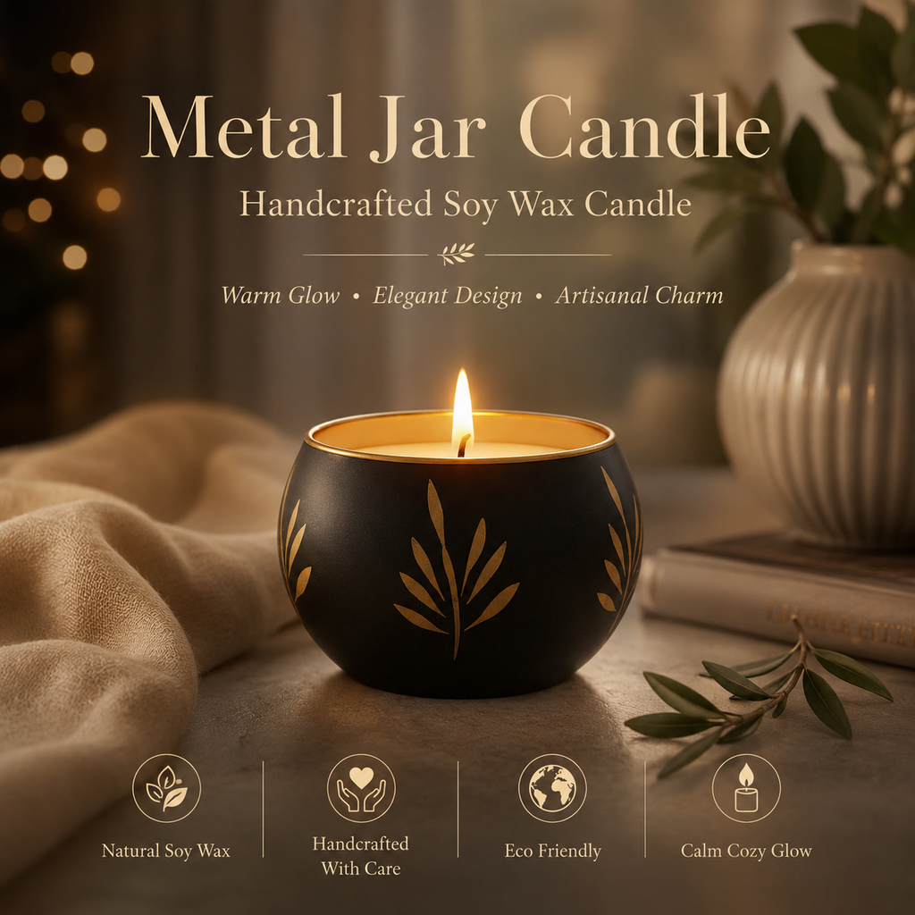 Metal Jar Candle
