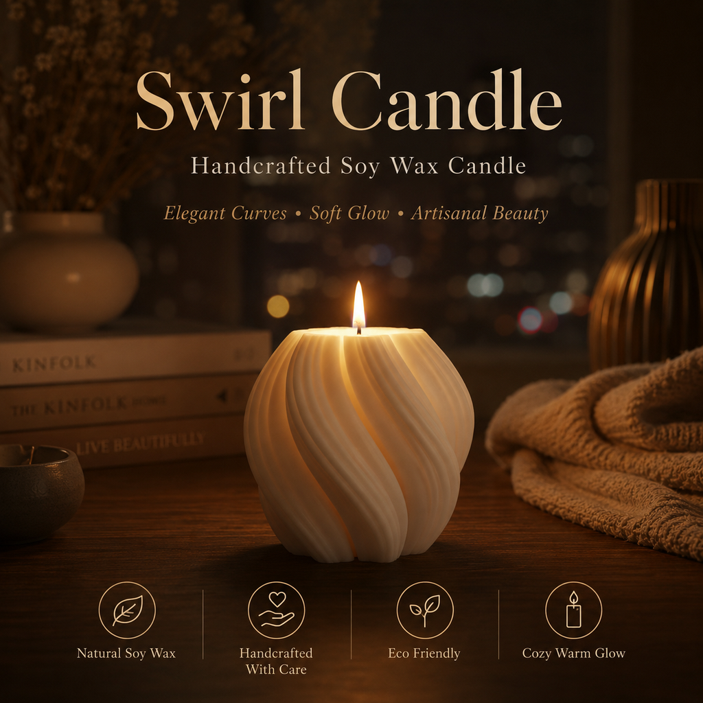 Swirl Candle