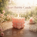 Heart Bubble Candle