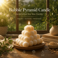 Bubble Pyramid Candle