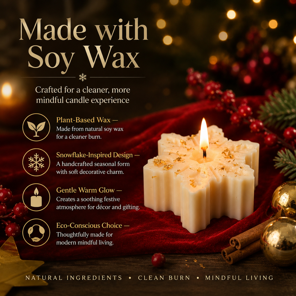 Snow Flake Candle