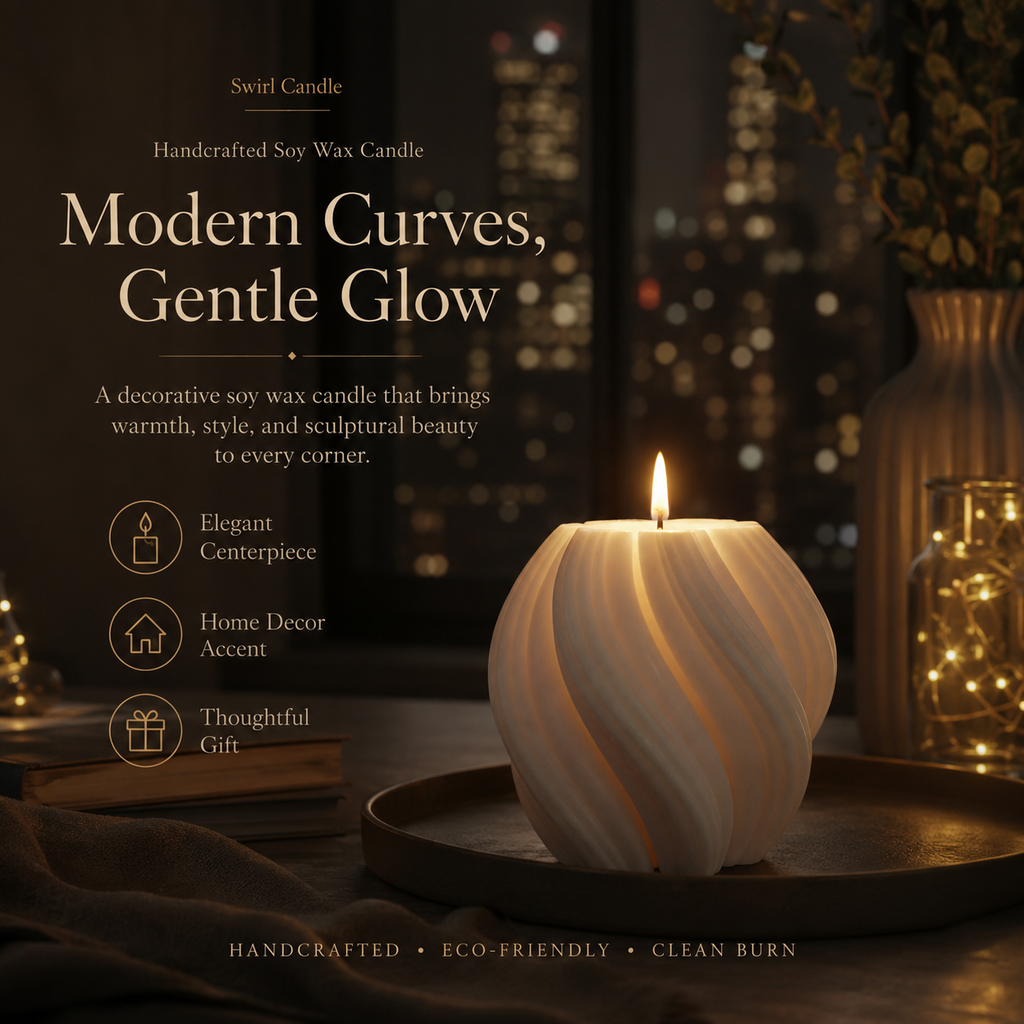 Swirl Candle