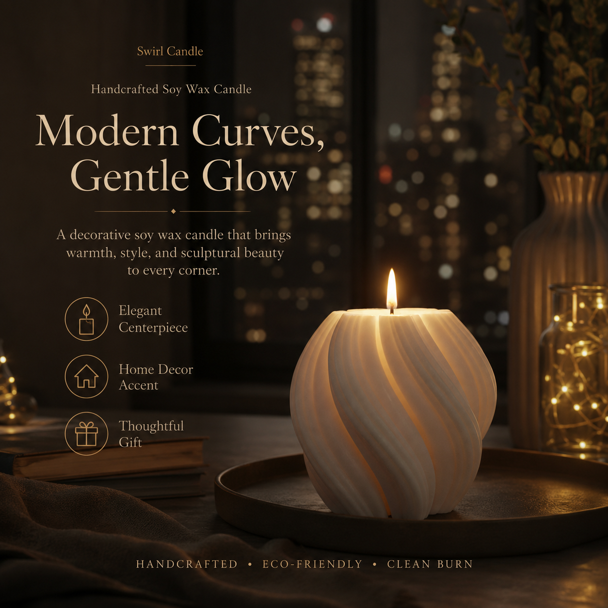 Swirl Candle