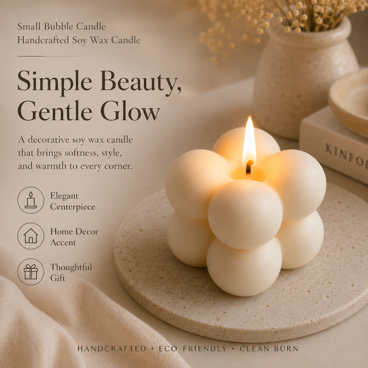 Small Bubble Candle