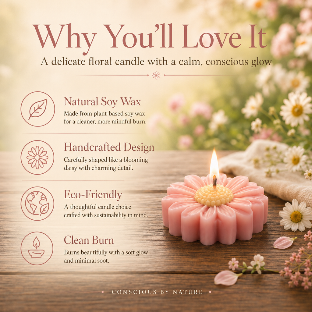 Daisy Candle