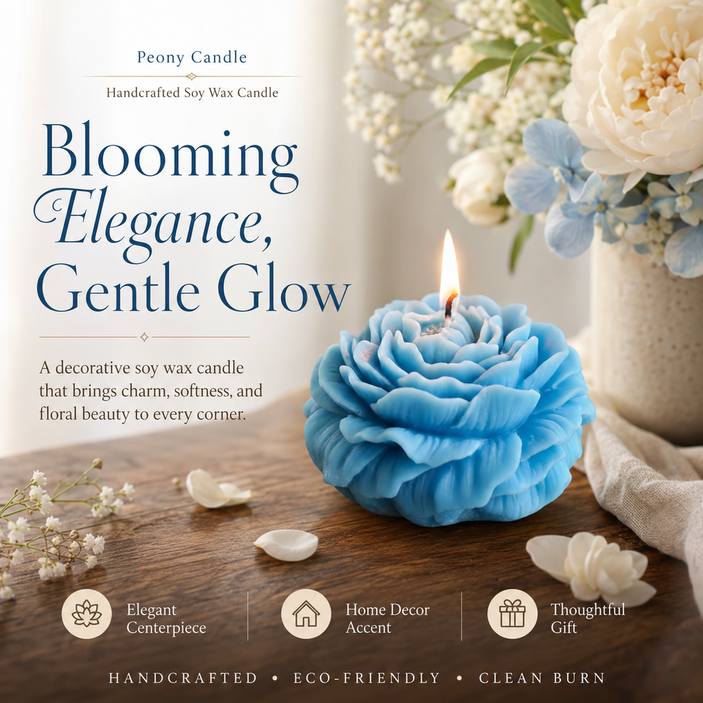 Peony Candle