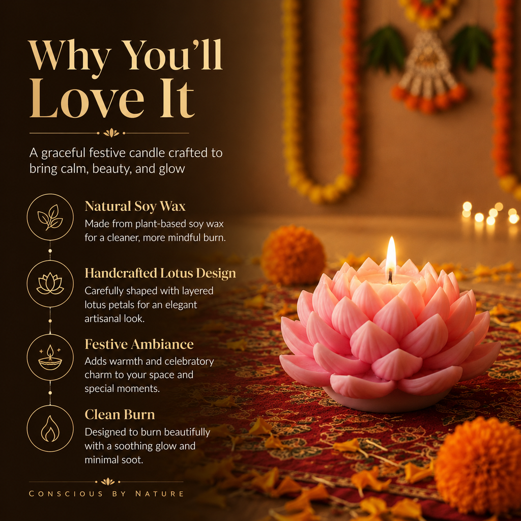 Lotus Candle