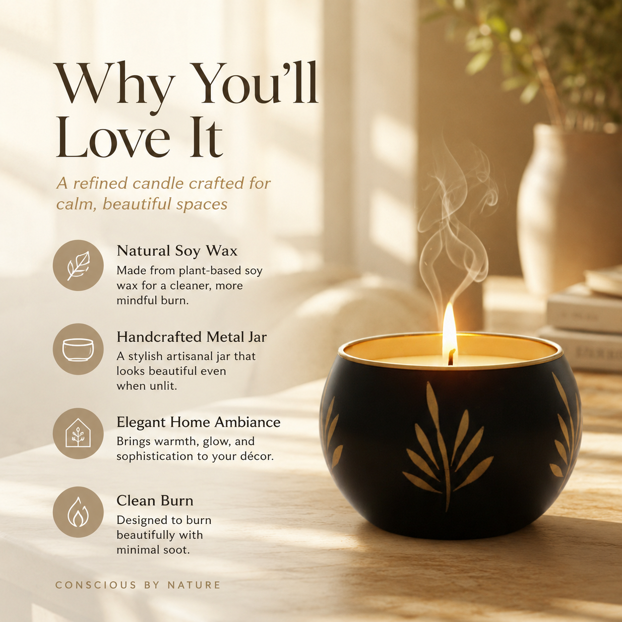 Metal Jar Candle