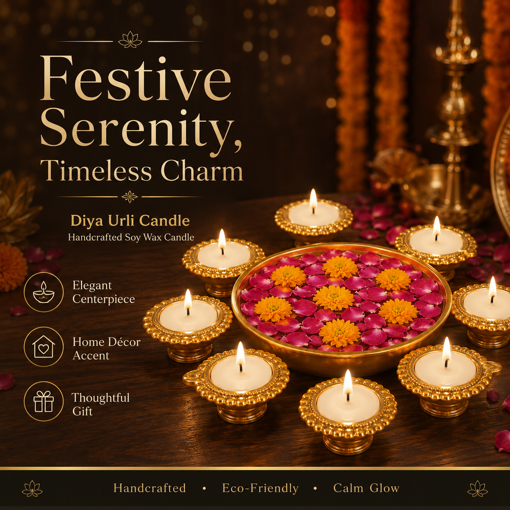 Diya Urli Candle
