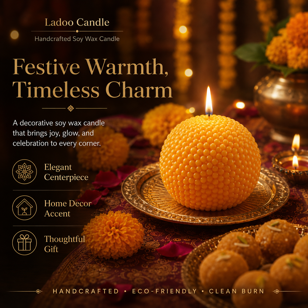Ladoo Candle