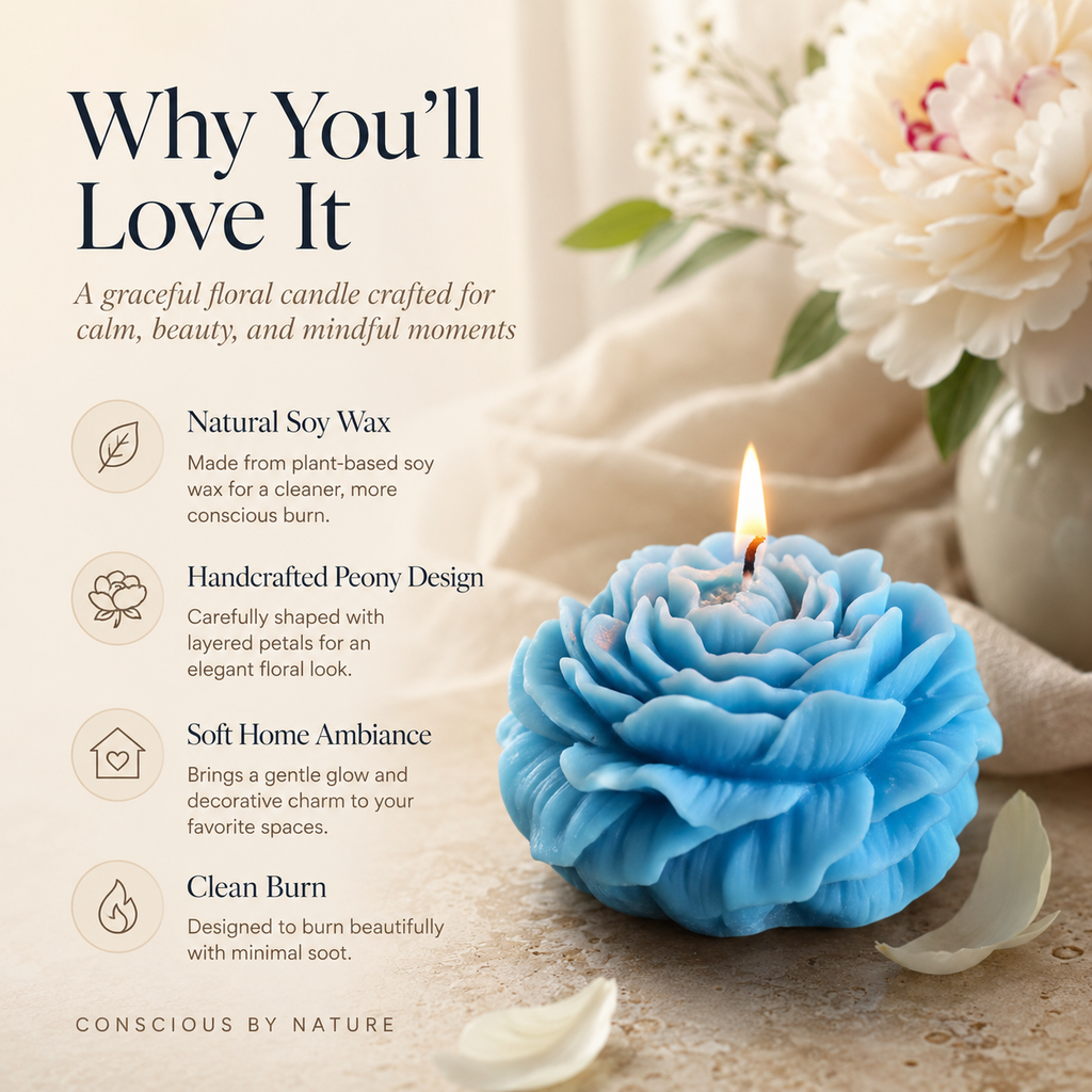 Peony Candle