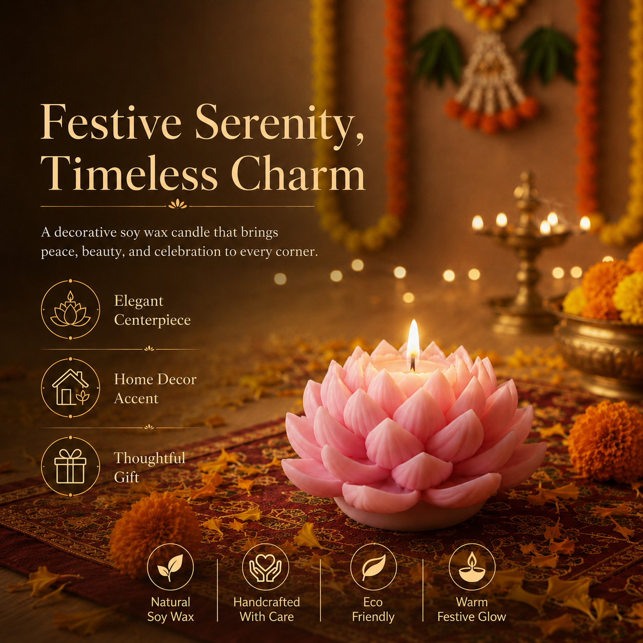 Lotus Candle